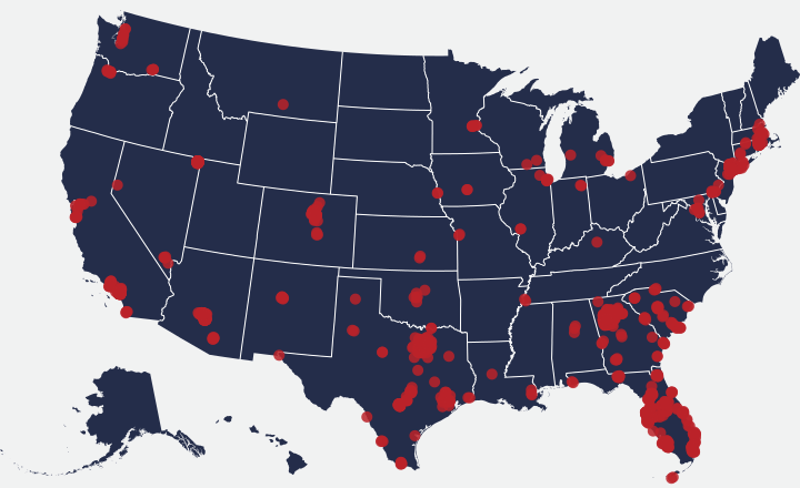 Expert Radiology Coverage Map